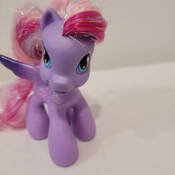 My Little Pony Purple Pegasus Songstar WInged Toy  4" Figure - Picture 5 of 12